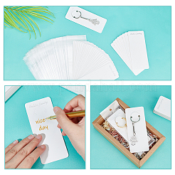 100 шт. картонные карточки для демонстрации ювелирных изделий на брелоке&nbsp;CDIS-PH0001-59A