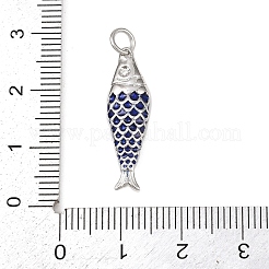 Латунь эмаль подвески&nbsp;KK-P339-08P-03