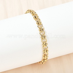 Браслеты-цепочки из нержавеющей стали 304 для женщин&nbsp;BJEW-Z143-22G-01