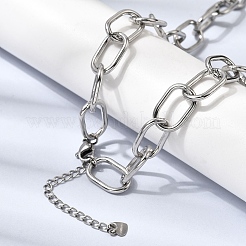 Ожерелья-цепочки из латуни для женщин&nbsp;NJEW-B157-09P