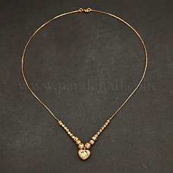 Элегантный кулон ожерелье из латуни сердца для женщин&nbsp;RB7498