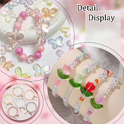 200 шт. Прозрачные акриловые бусины&nbsp;MACR-SP0001-18