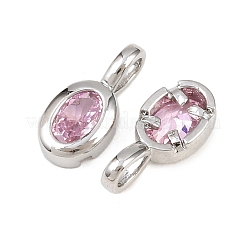 Латунные микро проложить кубического циркония подвески&nbsp;KK-H263-01P