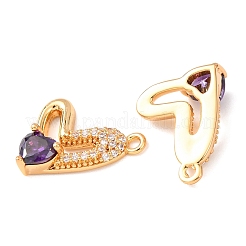 Латунные микро проложить кубического циркония подвески&nbsp;KK-A284-12G-01