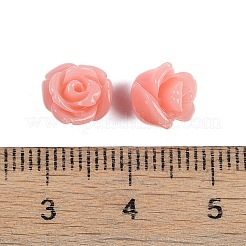 Резные бусины из синтетического коралла&nbsp;CORA-C003-18I