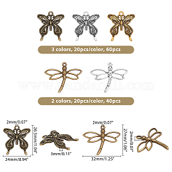 100шт 5 стиля подвески в тибетском стиле&nbsp;TIBEP-AR0001-04