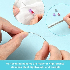 20 шт. стальные иглы для бисероплетения&nbsp;STAS-YW0002-91A