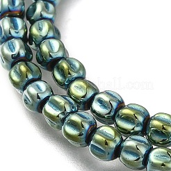 Гальванические нити из синтетических немагнитных гематитовых бусин&nbsp;G-C154-A01-01H