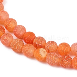 Естественные выветрившиеся агатовые бусины&nbsp;G-L534-07-10mm