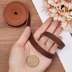 Плоский шнур из воловьей кожи длиной 2 м.&nbsp;AJEW-WH0479-73G-01