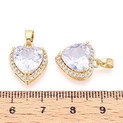 Латунные микро проложить кубического циркония подвески&nbsp;KK-N272-02G-01