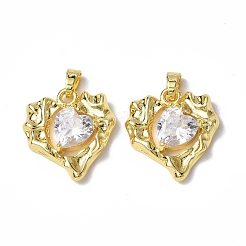 Латунные микро проложить кубического циркония подвески&nbsp;KK-P223-51G-03