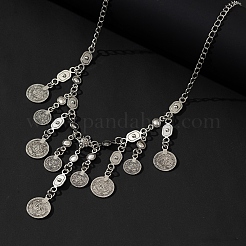 Ожерелья-нагрудники с кисточками из цинкового сплава в этническом стиле для женщин&nbsp;FS-WG93FDD-02