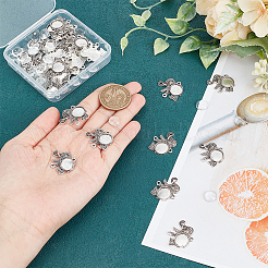 Набор для самостоятельного изготовления подвесок-соединителей из сплава в тибетском стиле в виде слона&nbsp;DIY-GA0006-81