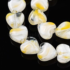 Millefiori стекло бисер нитей&nbsp;GLAA-T023-34A