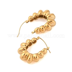 Ионное покрытие (ip) серьги-гвоздики из нержавеющей стали 304 для женщин&nbsp;EJEW-N055-22G