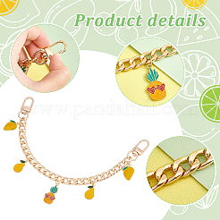 Подвеска из эмали из фруктового сплава&nbsp;AJEW-AB00101