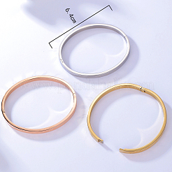 Набор из 3 рождественского браслета из нержавеющей стали с шарнирным креплением&nbsp;FR7657