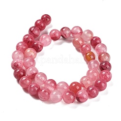 Природного зеленого нефрита нитей бисера&nbsp;G-B128-A06-04