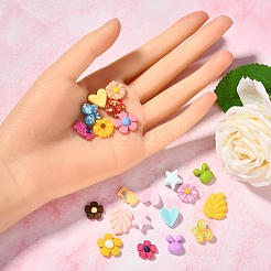 Кабошоны из непрозрачной смолы 10 стиль&nbsp;RESI-YW0001-12