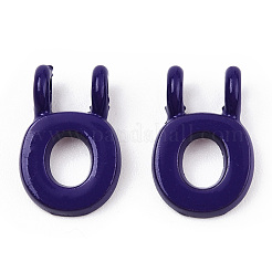 Подвески из окрашенного сплава с 2 петлей&nbsp;PALLOY-N176-01O