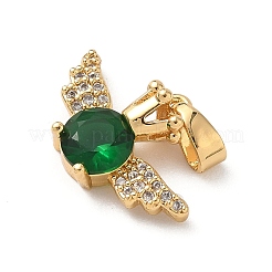 Латунные микро проложить кубического циркония подвески&nbsp;KK-P334-02G-02