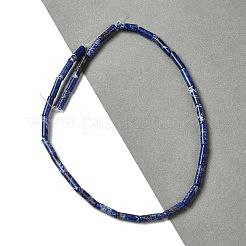 Синтетические окрашенные нити императорской яшмы&nbsp;G-D077-B01-12