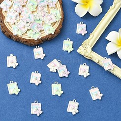 20шт 4 цвета сплава эмалевые подвески&nbsp;FIND-YW0017-91