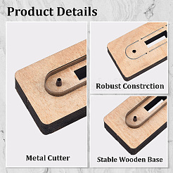 Фиксированная планка деревянный инструмент шаблон ступица резец штамп&nbsp;WOOD-WH20017-04A