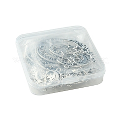 60 шт. 6 стиля подвески из сплава в тибетском стиле&nbsp;TIBE-FS0003-22