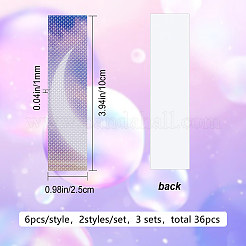 Peva & водостойкий ПВХ пластиковый бумажный набор наклеек&nbsp;DIY-CP0008-01B