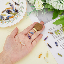 36шт 9 стиля натуральные подвески из драгоценных камней&nbsp;PALLOY-AB00100