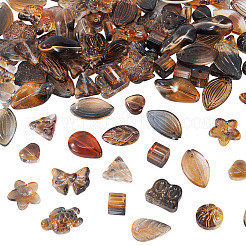 125 г прозрачных стеклянных бусин градиентного цвета&nbsp;GLAA-TA0003-58C