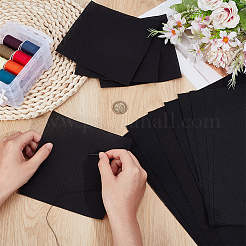 12 шт. 3 стиля квадратная хлопковая однотонная ткань для вышивки&nbsp;DIY-AR0004-88