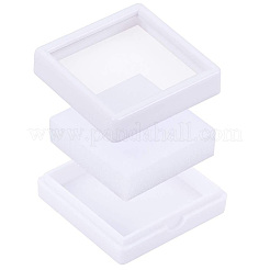 15 шт. прозрачные пластиковые коробки для бриллиантов&nbsp;OBOX-HY0001-02A