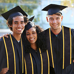 Выпускной палантин из полиэстера&nbsp;AJEW-WH0518-49B