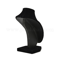 Мдф покрытый вельветом бюст в форме ожерелья витрины&nbsp;LS-ODIS-S015-01A