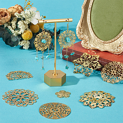 42 шт. 7 стиля железных и латунных филенчатых соединений&nbsp;IFIN-UN0001-20