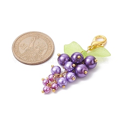 Украшение подвески из виноградного стекла&nbsp;HJEW-JM01468-01