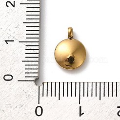 Подвески из нержавеющей стали 304 с черной эмалью&nbsp;STAS-R009-01G-S