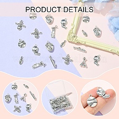 40шт 8 стиля подвески из сплава в тибетском стиле&nbsp;FIND-YW0005-67