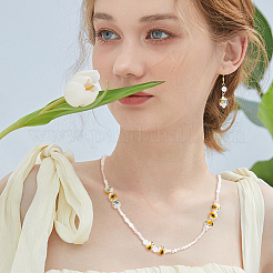 120 шт. фарфоровые бусины ручной работы с принтом&nbsp;PORC-UN0001-04