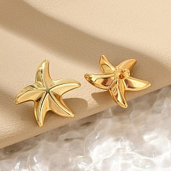 Серьги-гвоздики из нержавеющей стали 304&nbsp;EJEW-Q011-06G