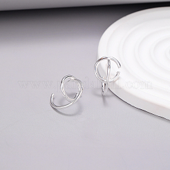 Минималистичные серебряные серьги-гвоздики для женщин OO7633