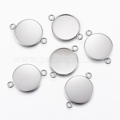 Оправы для кабошонов из не тускнеющей нержавеющей стали марки 304&nbsp;LS-X-STAS-E146-19P-20mm