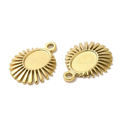 Ионное покрытие (ip) нержавеющая сталь 304 подвеска кабошон оправа&nbsp;STAS-L020-013G