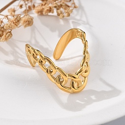 Открытые манжетные кольца из нержавеющей стали 304&nbsp;RJEW-Q011-02G