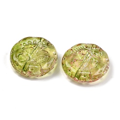 370шт двухцветные прозрачные акриловые бусины&nbsp;MACR-K359-27B