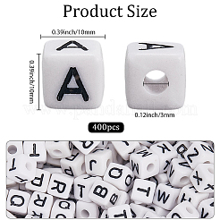 40 шт. акриловые бусины с горизонтальными отверстиями&nbsp;SACR-PA0001-07A