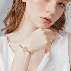 100 шт. 2-цветные долговечные латунные подвески-соединители с покрытием&nbsp;KK-BC0012-99